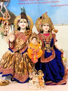 Shiva Parvati and Ganesha